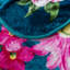 Couverture polaire à imprimé floral