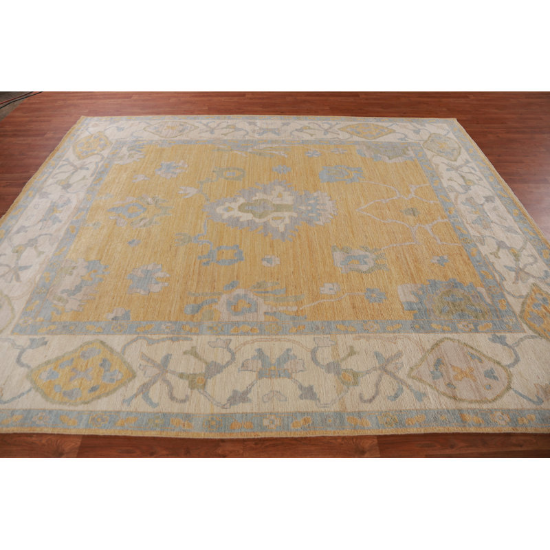 Vegetable Dye Oushak Turkish Area Rug 8x10