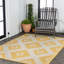 Tapis jaune / crème Kyona-1278528239