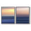 «Sunset Seascape I», reproduction encadrée de qualité supérieure - prête à être accrochée - aucun clou requis - aucun clou requis-199487533-199487531