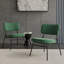 Chaise d'appoint de salle à manger en velours Glenton-1469584789