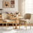 Chenille Upholstered Dining Chair With Solid Wood Legs-810922206-810922193