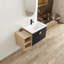 Meuble-lavabo simple 39,8 po avec plateau en céramique