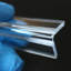 50mm Low Profile Flex Hinges, Flexible Living Hinges, Plexiglass, Transparent