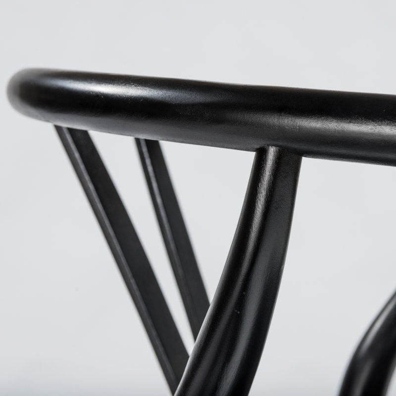 Chaise d'appoint Fairbanks Windsor, Noir / Noir
