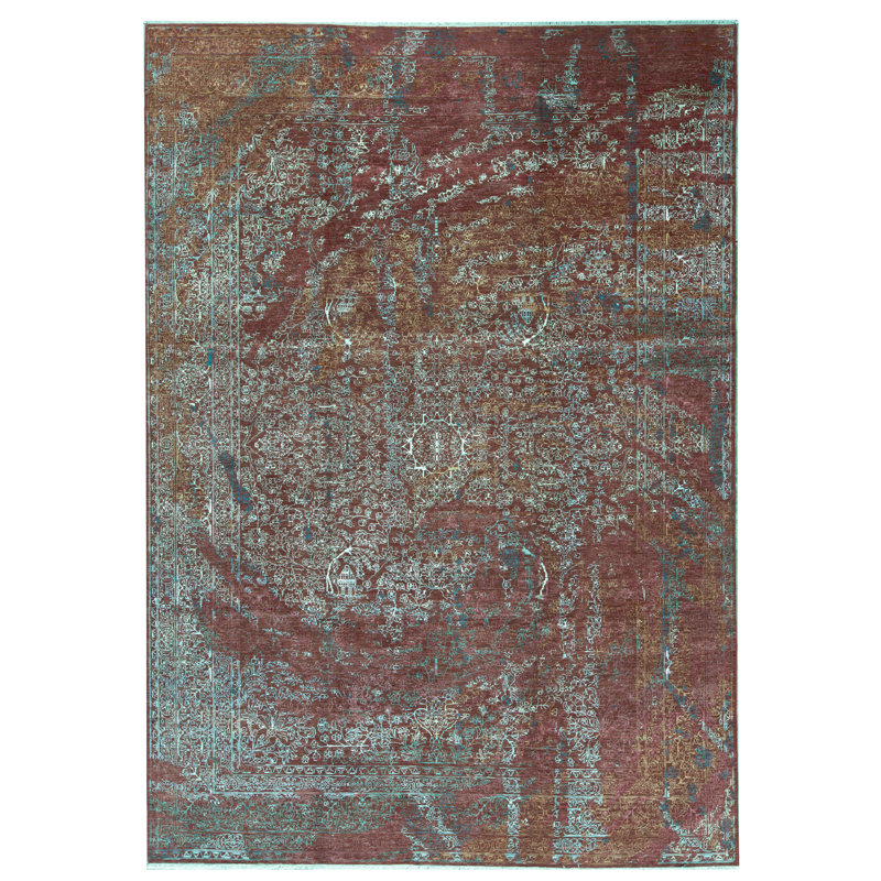 Oriental Indoor Rug, Rectangle 10' x 14'2"