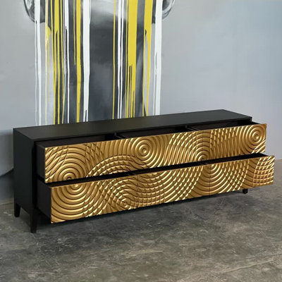 French-style modern light luxury sideboard