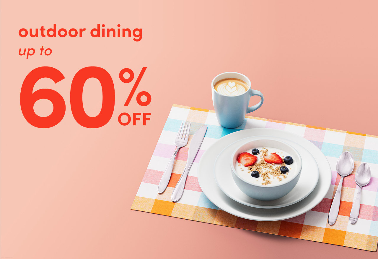 outdoor dining clearance