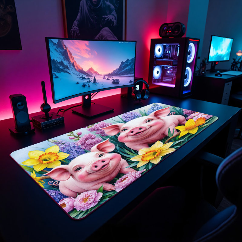 Polyester Desk Pad, 23.6x13.8