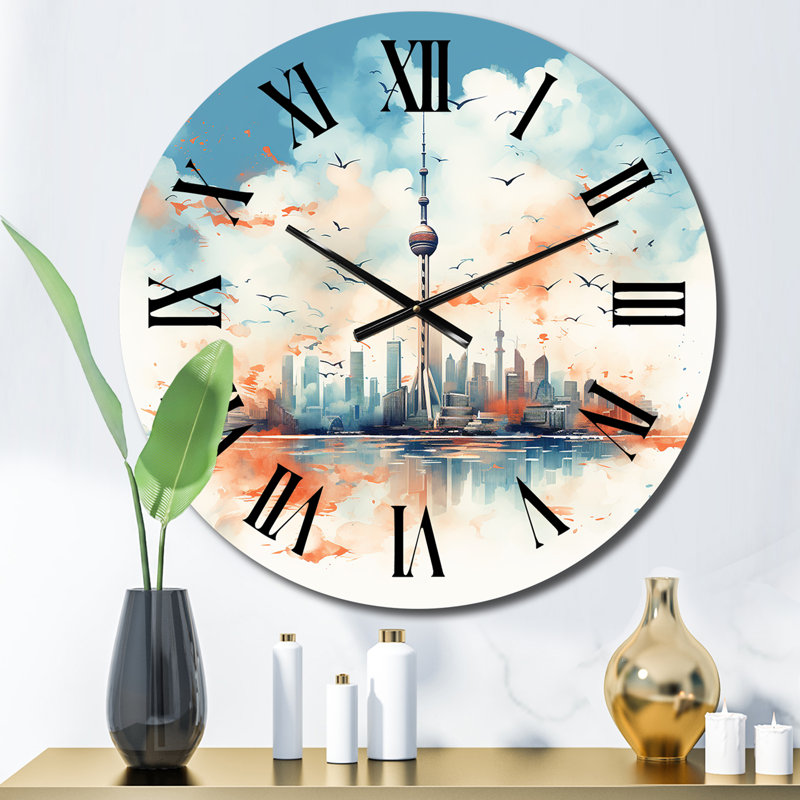 Horloge murale Curlene, Moyenne