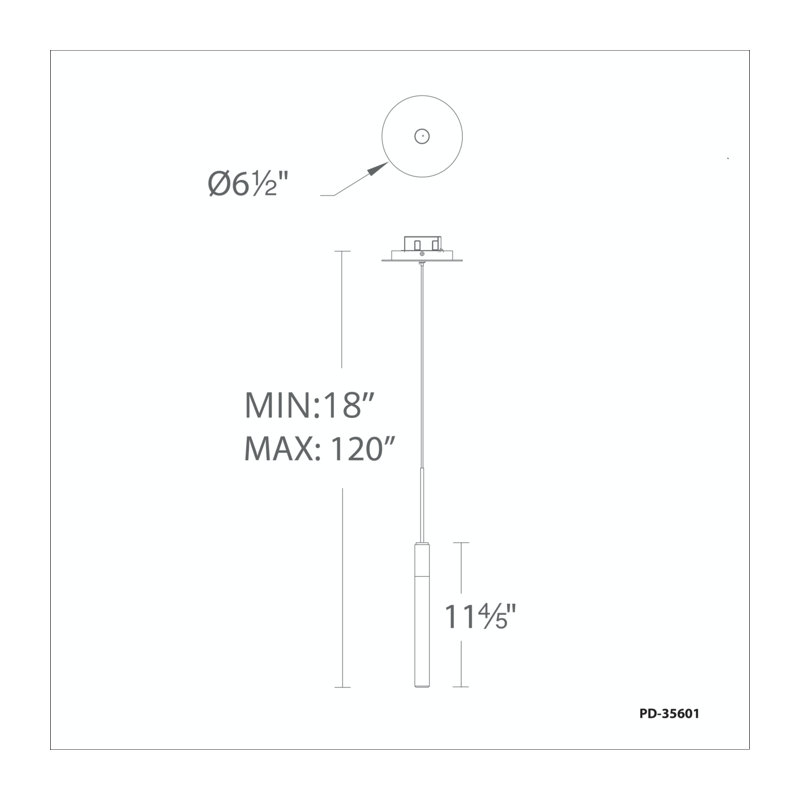 Magic 1 - Light LED Pendant, Black