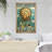 Darts Game - One Hundred And Eighty Divided By Three Is One Dart At A Time - 1 Piece Rectangle Graphic Art Print On Wrapped Canvas-302732239