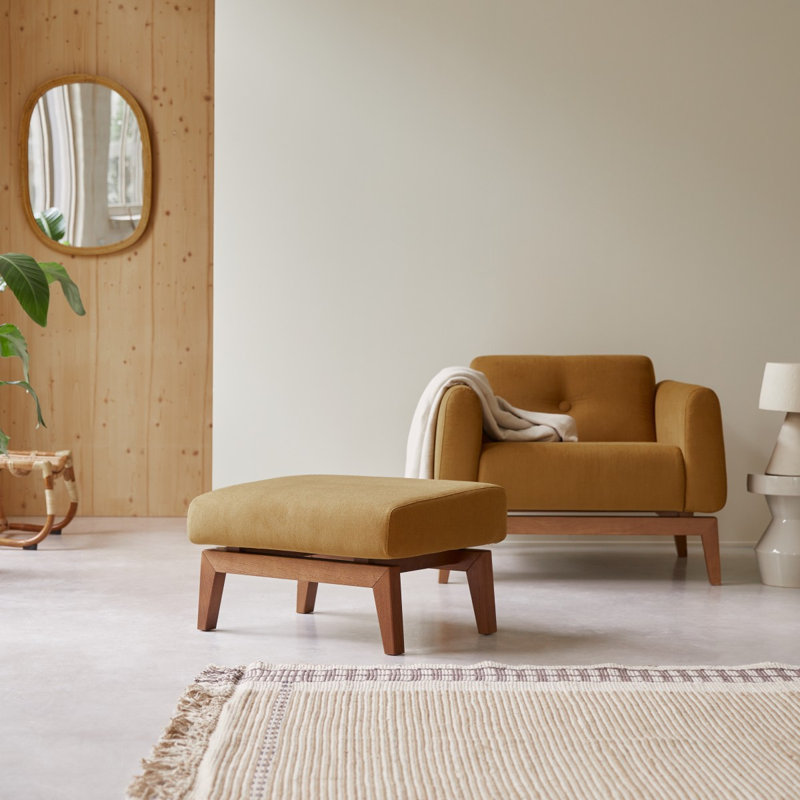 Bjorn 1 Seater Fabric Sofa, Yellow
