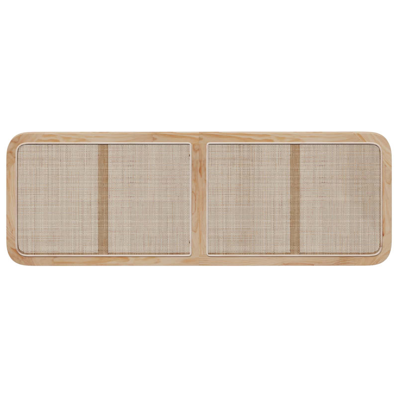 Solid Wood Headboard, European Kingsize (160 x 200 cm), Natural