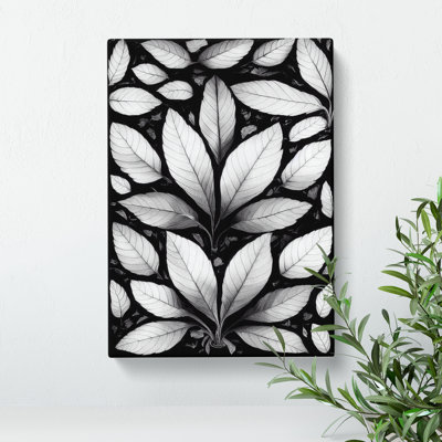 Leaves Pattern No.1 - Wrapped Canvas Print