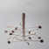 Arbor 20-Light LED Sputnik Modern Linear Chandelier