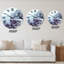 Paysage d'hiver enneigé - Horloge murale-2034543543