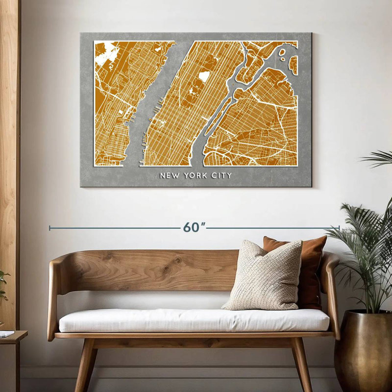Aliaz Golden NYC, H 32 po x l 48 po