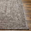 Tapis brun rectangulaire en polyester tissé à plat Rectangle Geathers-749112759