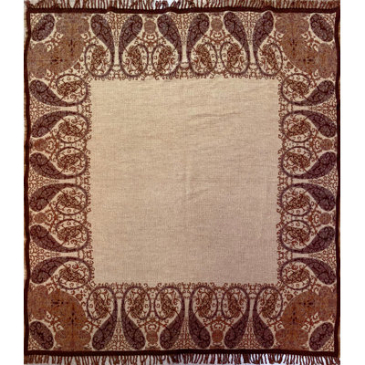 Persian Charm Hand Woven Throw Blanket
