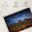 Oberle Voie laiteuse et clair de lune sur les roches rouges de Sedona-107523985