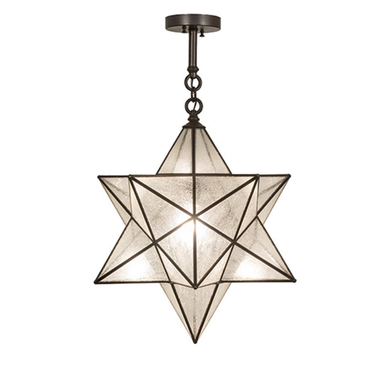 Moravian Star 1 - Light Semi Flush Mount