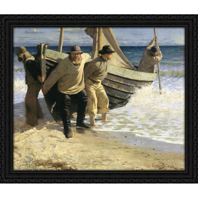 Lancement du bateau. Skagen (1884)