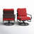 Argirios Metal Patio Swivel Chair with Cushions (Set of 2)-98143857