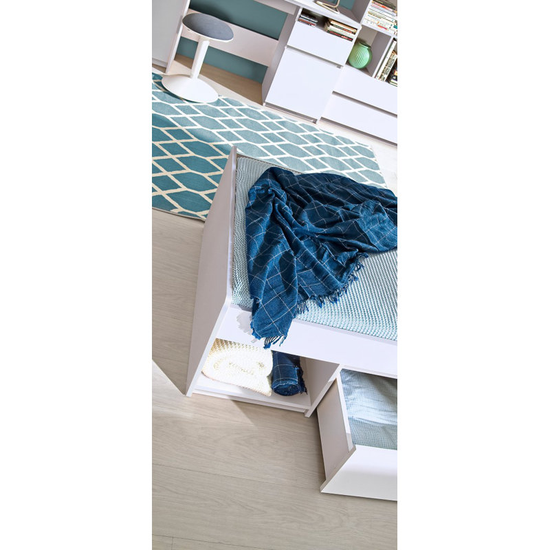Gizem Bed, White