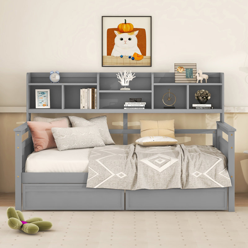 Daybed, Gray, Twin