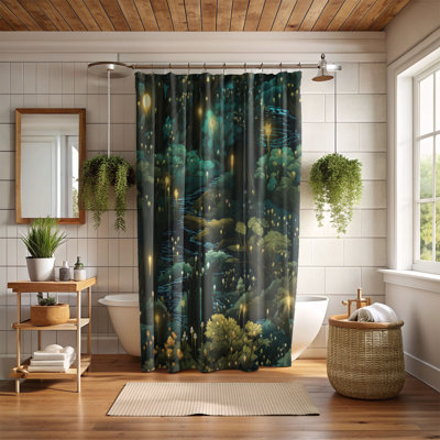 Enchanted Woods - Rideau de douche Premium