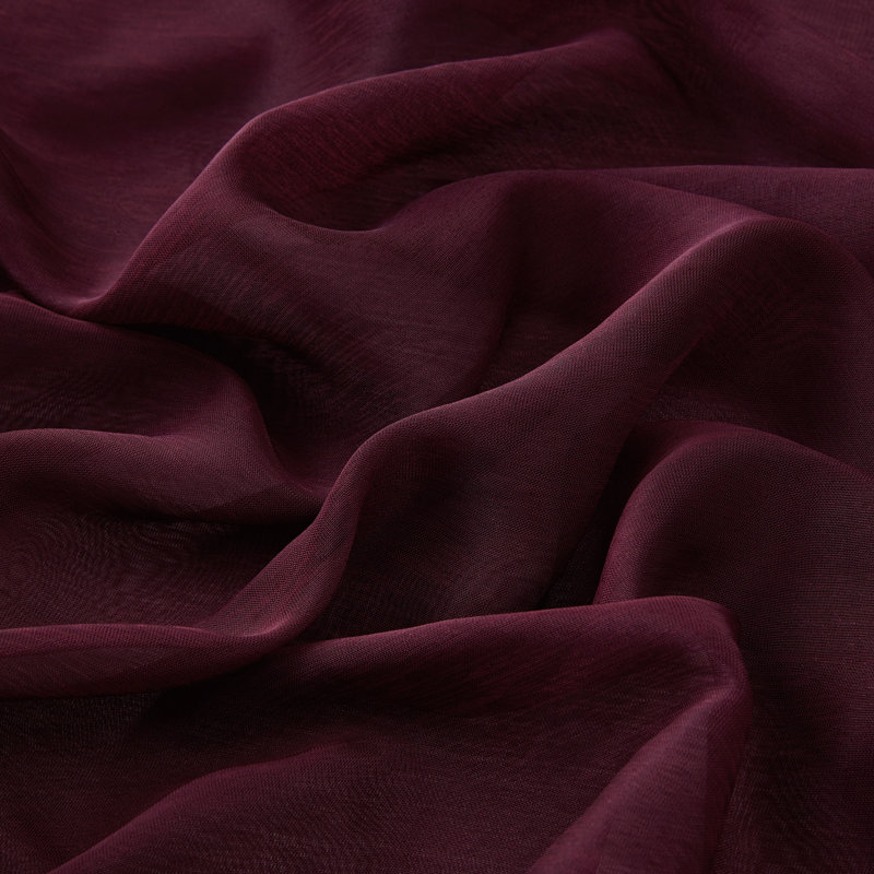 Carmille Semi-Sheer Grommet Curtain Panels, 54" W x 95" L, Plum (Purple)