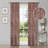 Finklea Floral Pattern Polyester Light Filtering/Room Darkening Rod Pocket Curtain Panels-270059477-270059481