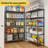 5 Tier Metal Wire Adjustable Shelving Units