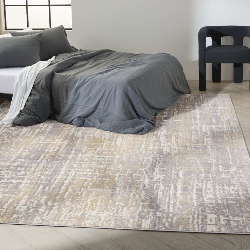 Abstract Area Rug, Rectangle 8' x 10'