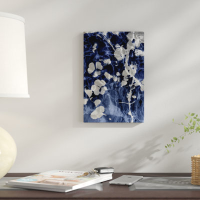 «Indigo Leaves IV», impression sur toile