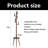 Freestanding With Shelf, Bamboo Cactus Coat Rack, Used In The Bedroom Living Room Office To Hang Clothes, Hats, Bags-557136684