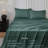 MooMee Duvet Cover Set Silky Sateen Look Luxury Sheen Zipper Closure & 8 Interior Ties 100% Long-Staple Cotton 600TC -105272389-105272386