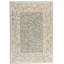 Hand-Knotted High-Quality Green and Ivory Area Rug