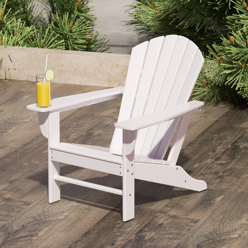 Chaise Adirondack en plastique Altura, Blanc