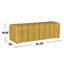 Banc d'appoint rembourré en tissu-406564512