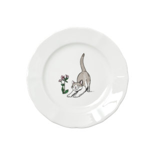 Thibaud Herem Objet 6" Plate (Cat)