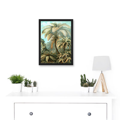 Nature Biology Ferns Ernst Haeckel Botanical - Single Picture Frame Print