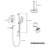 3-Function Dual Shower System with Rainfall, Adjustable Head and Handheld Wand (Valve Included)-113407297