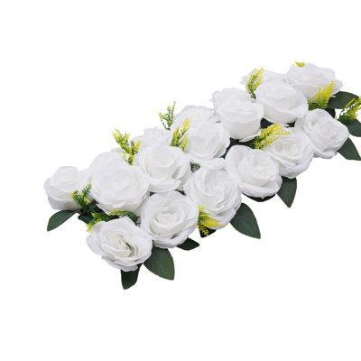 McMahon Artificial Wedding Dining Table Flower Centerpiece