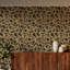 Dancing Pansy Peel and Stick Wallpaper by She She, Camel, 28 sq. ft.