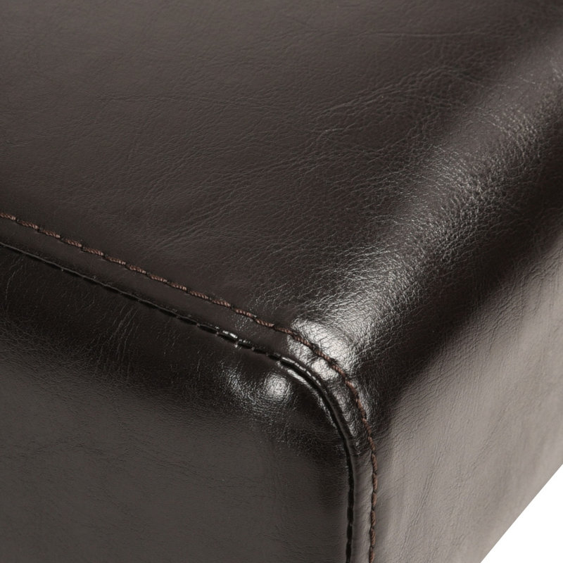 Ericson 45cm H Genuine Leather Upholstered Dining Chair