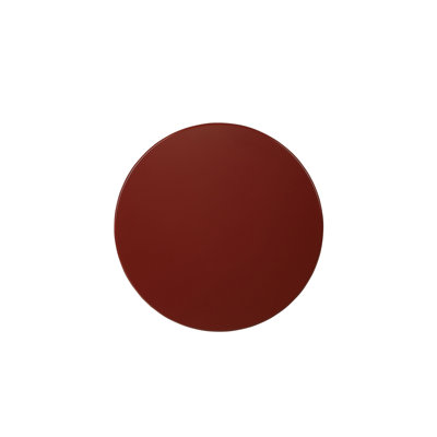 Aberta Red Finish Accent Table