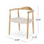 Chaise avec accoudoirs