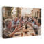 Tuscan Family Dinner Rustic Contemporary Summer Sunset Wall Art Print 1 Piece Wrapped Canvas Wall Art-615841733